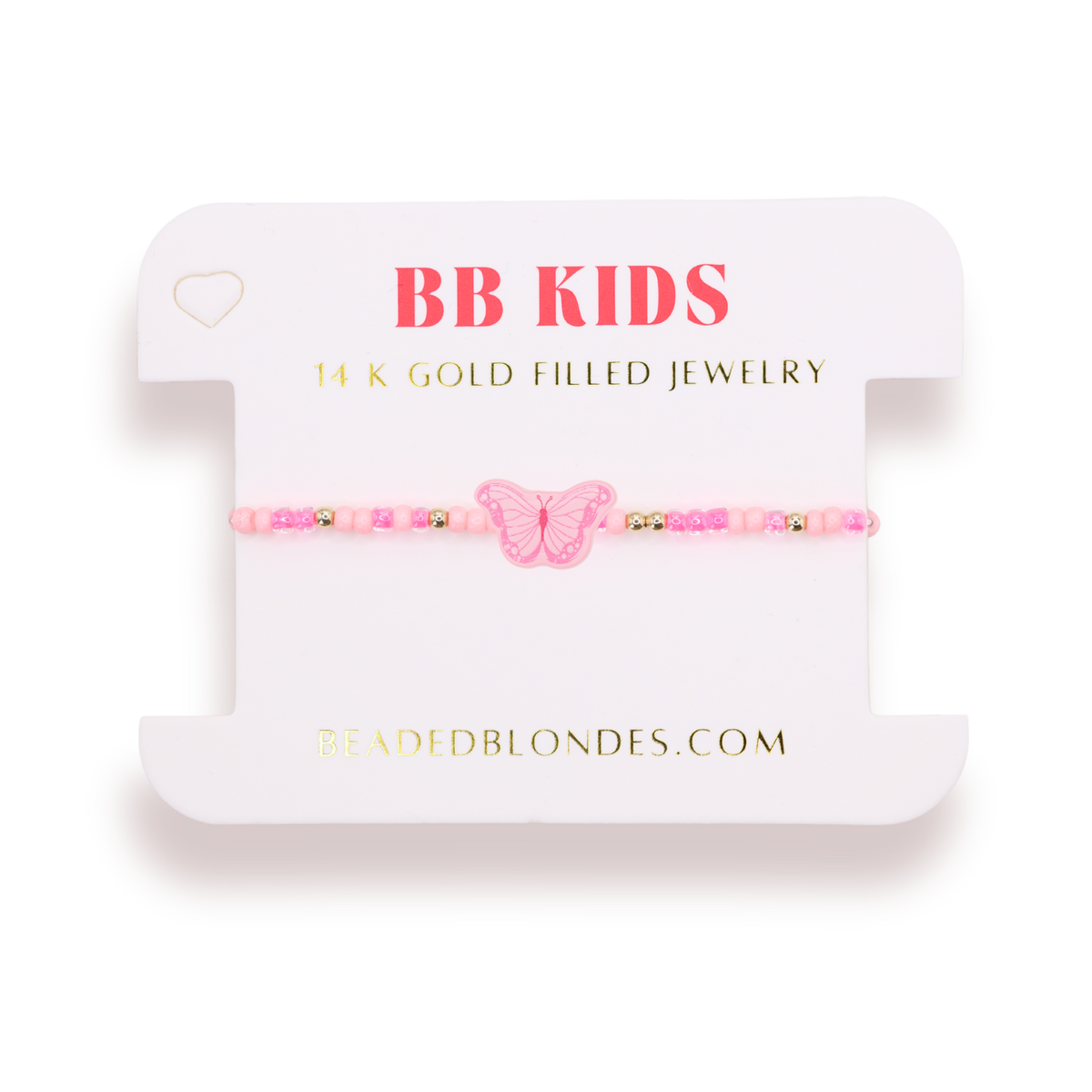 Butterfly Bracelet on Color (Kids Size)