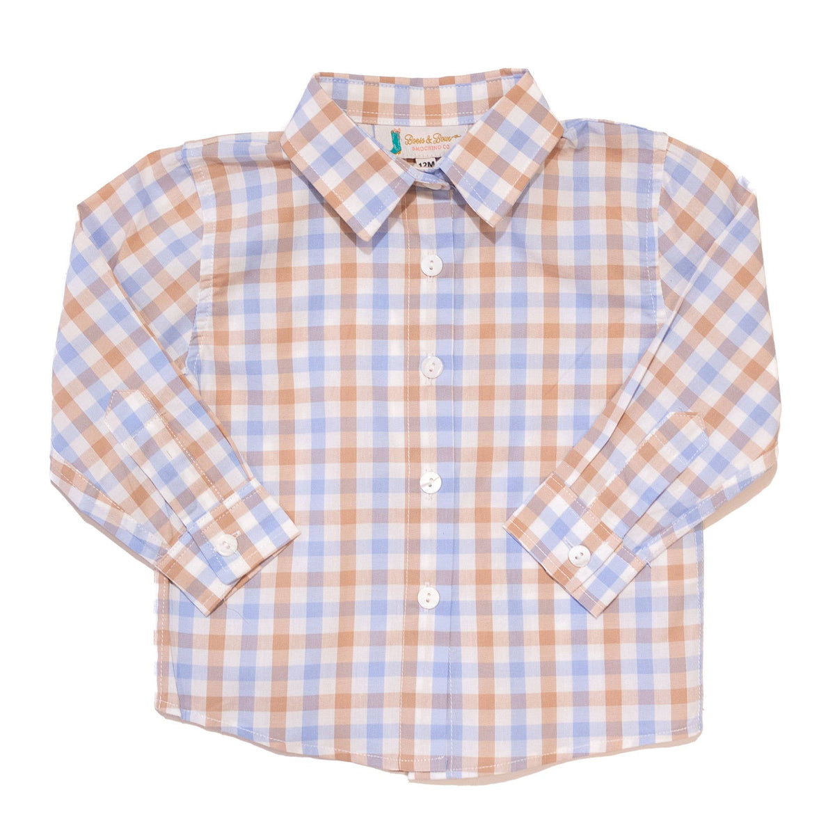 Plaid Button-Up Shirt