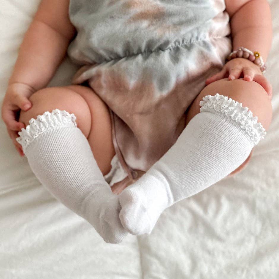 Lace Top Sock