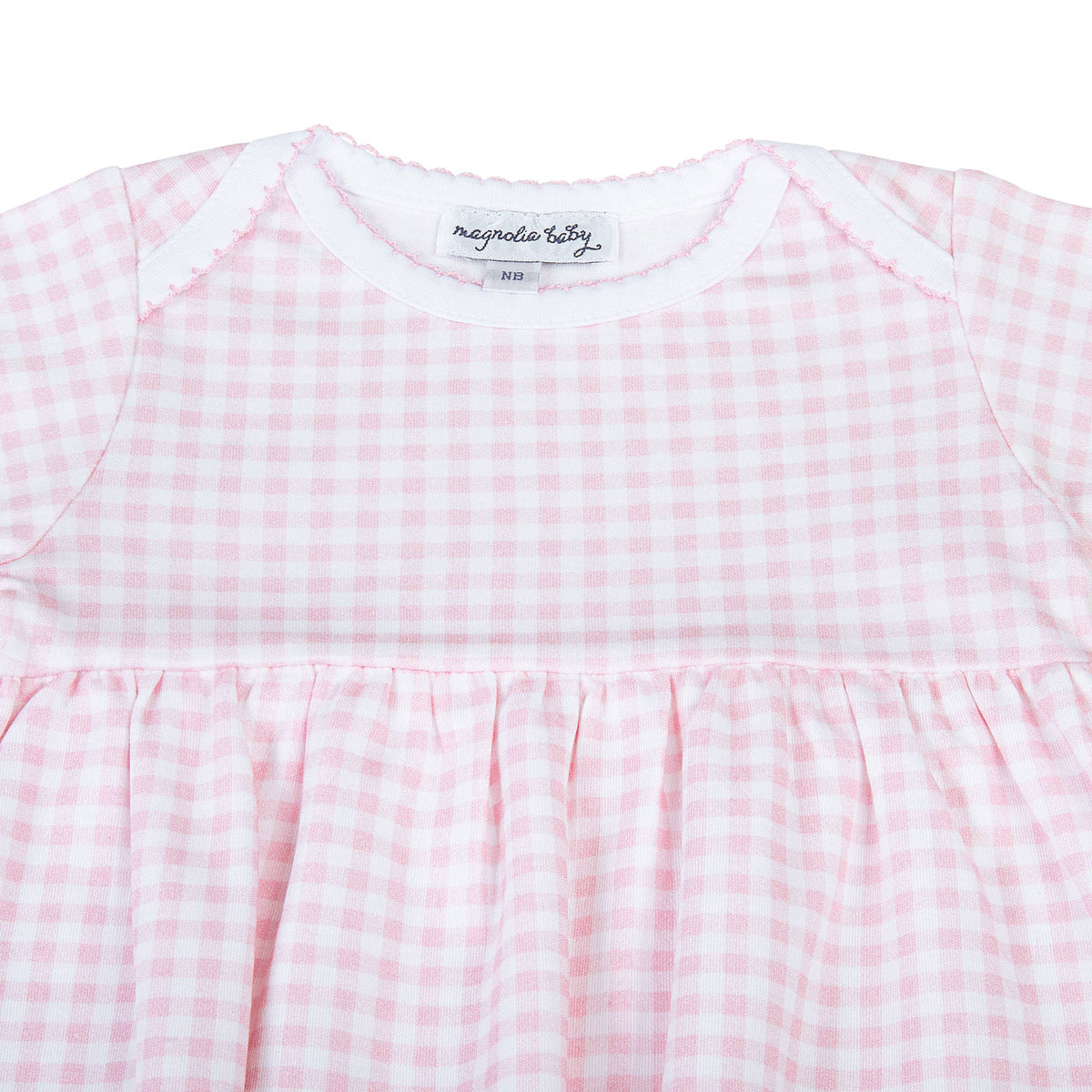 Mini Checks Gown - Pink