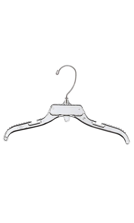 12" Break-Resistant Plastic Children's Dress Hangers