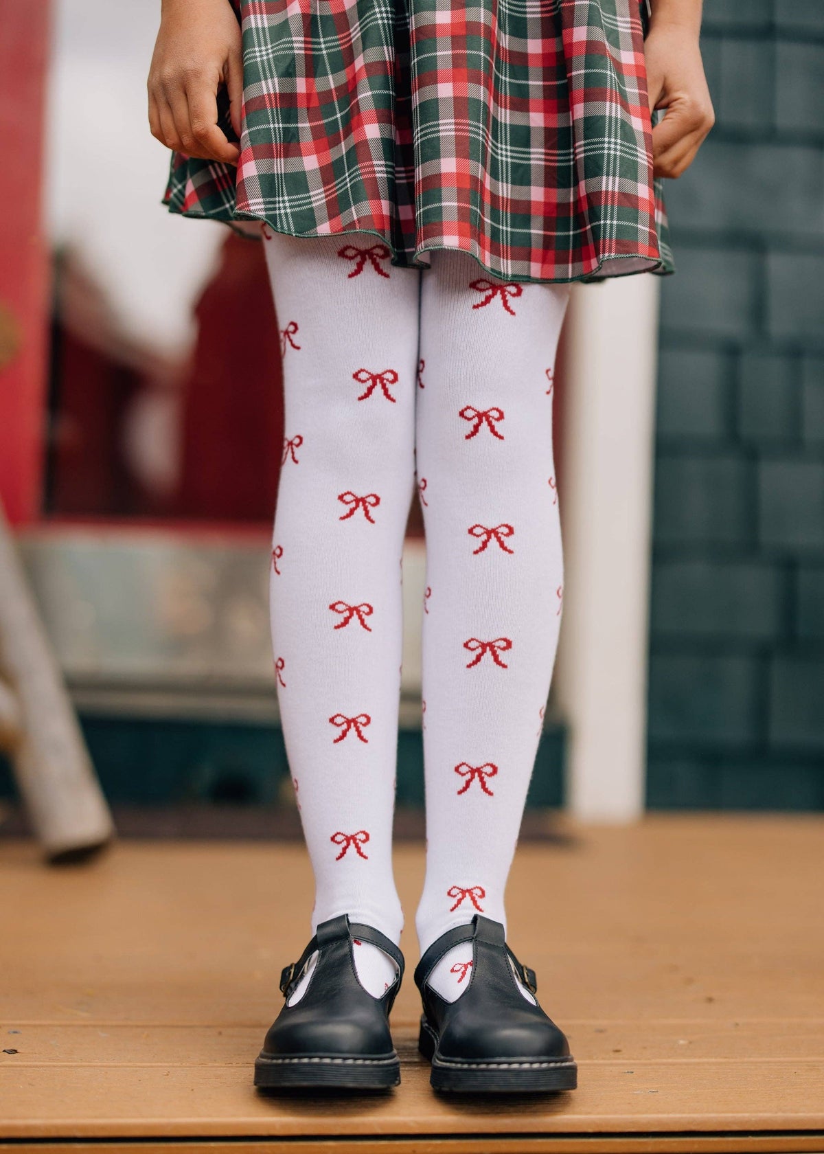 Bow Knit Tights