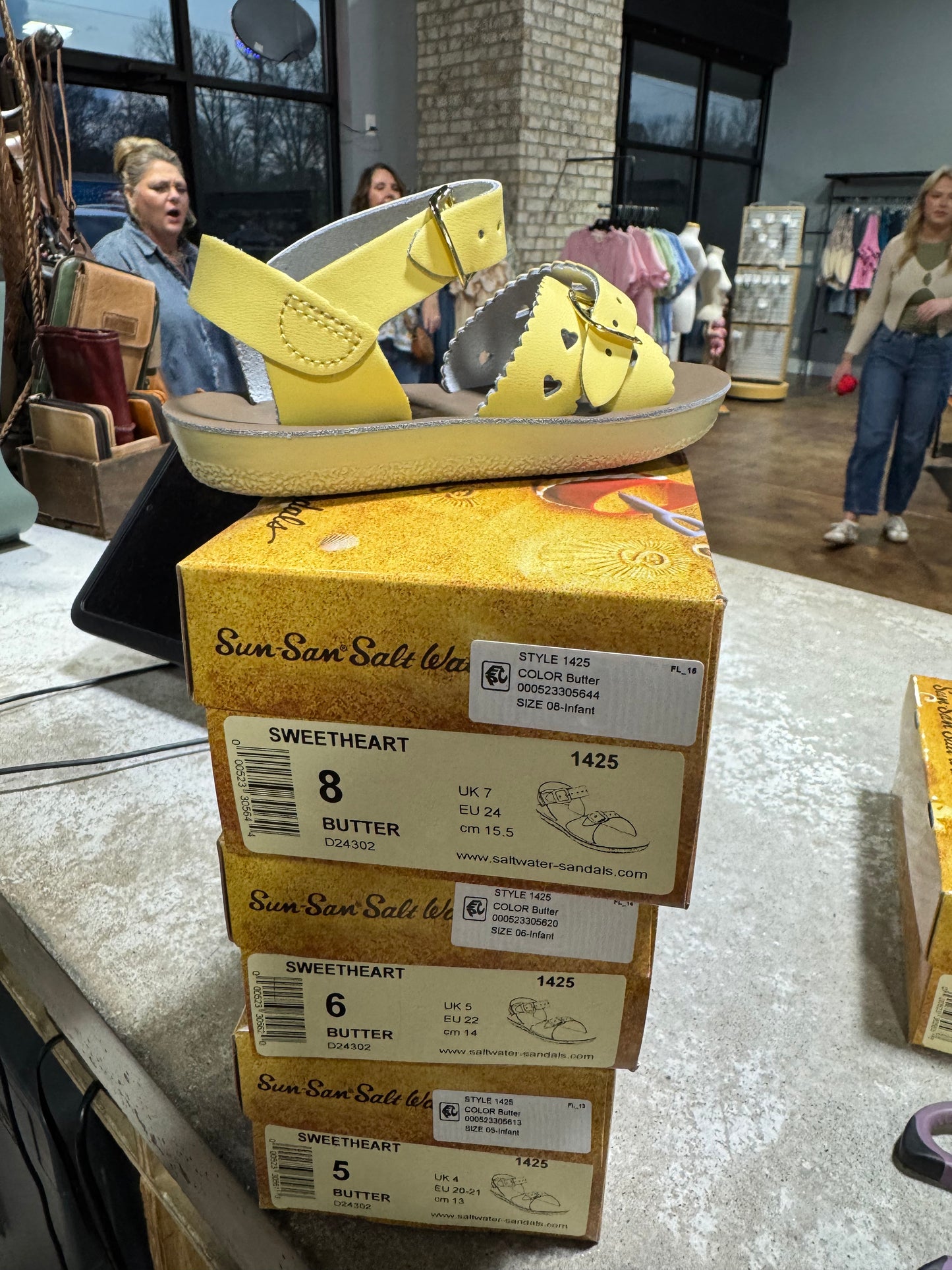 Butter Yellow Sweetheart Sandal