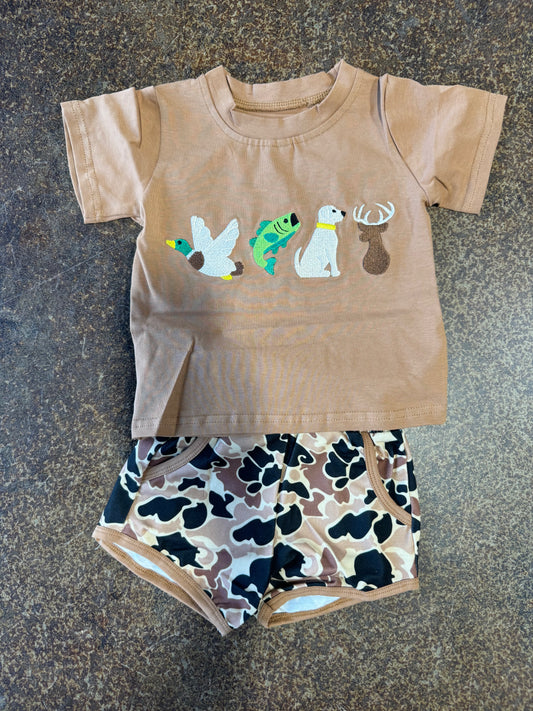 Brown Camo Set
