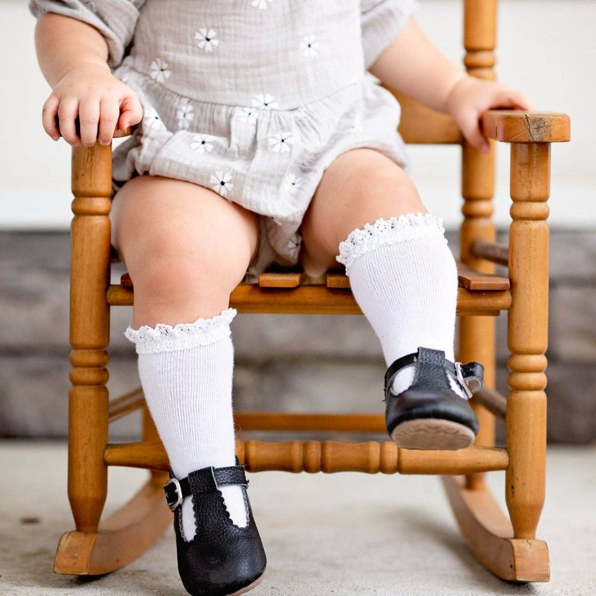 Lace Top Sock